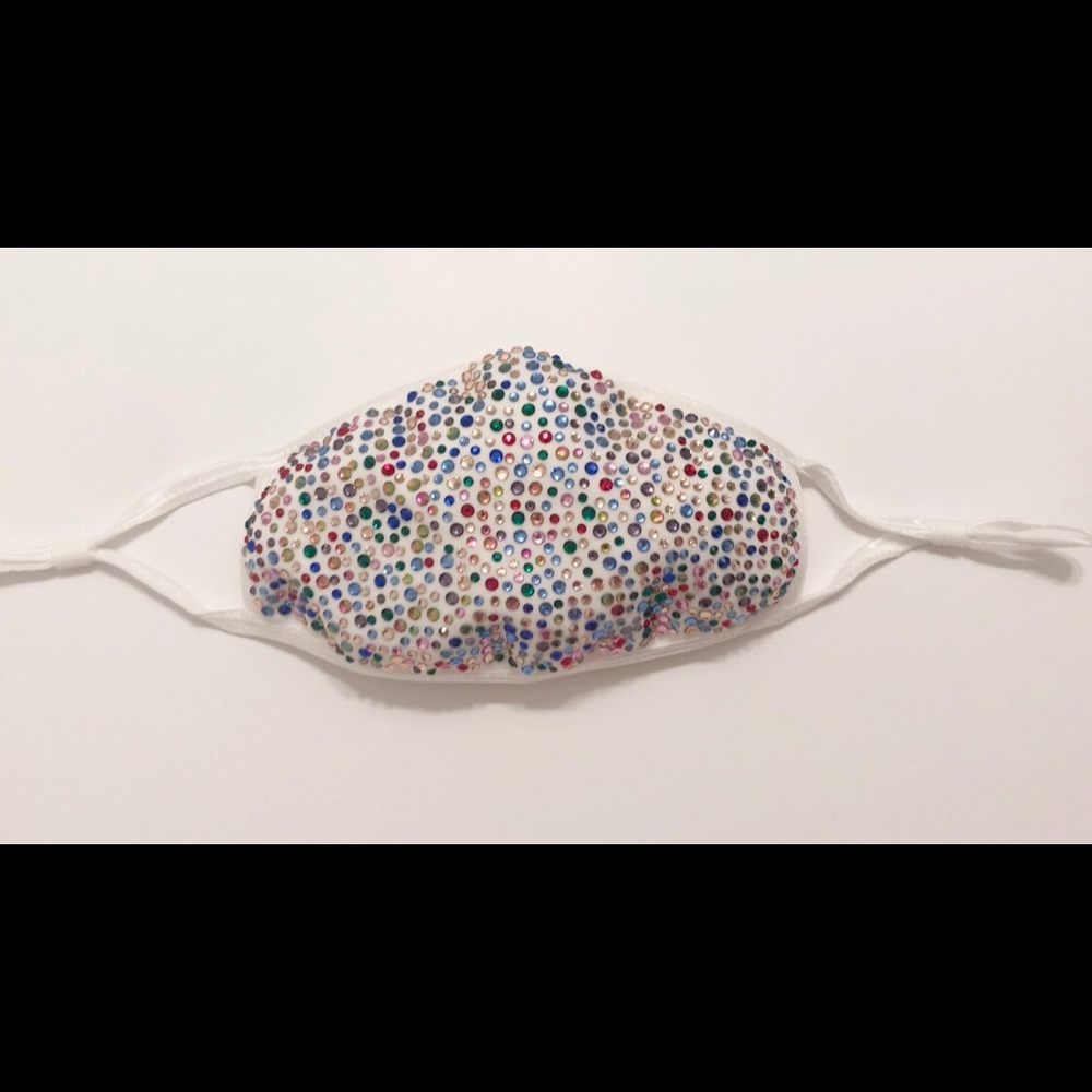 Super Bling & Sparkle Rhinestone Face Mask! - Picture 11 of 12